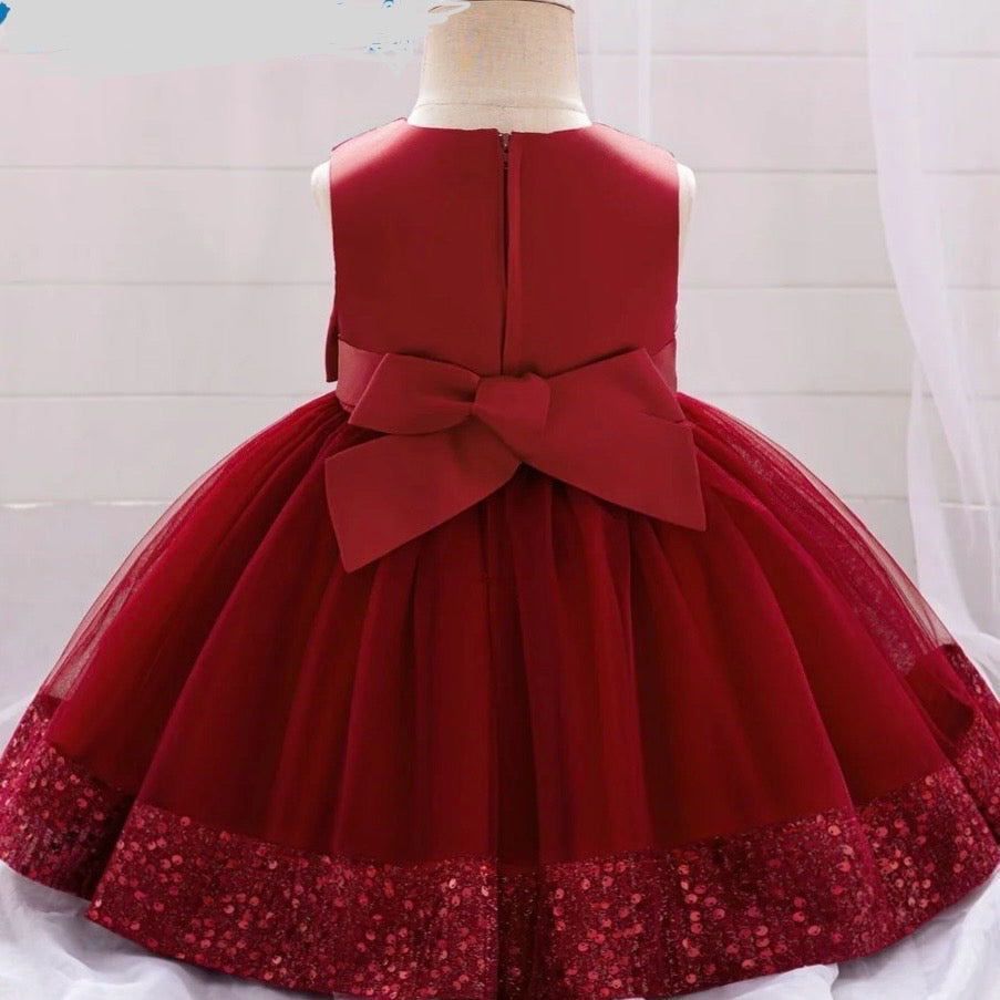 Royal red princess dress