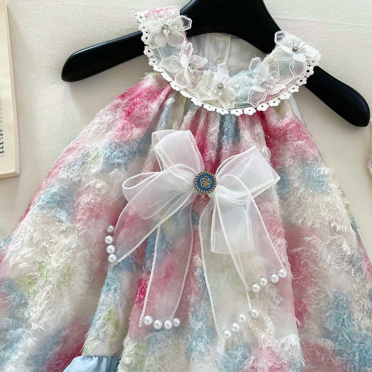 Pastel petal princess frill dress