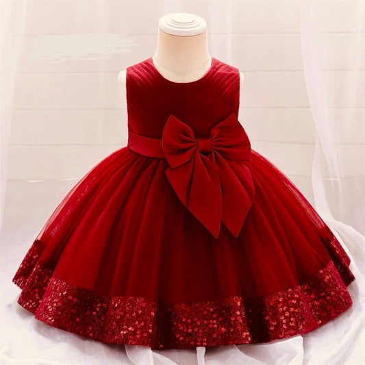 Royal red princess dress